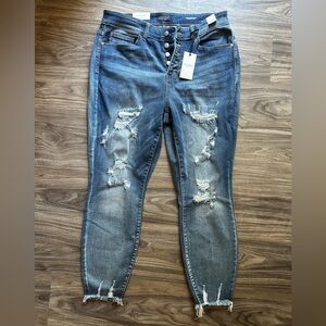 Judy Blue: PLUS “In the Times” High-Waisted Denim